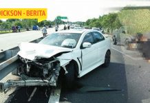 Kemalangan Maut Di Lebuhraya Seremban-Port Dickson, Badan Pemandu Putus Dua