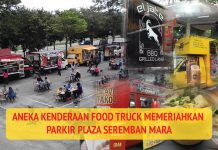 Aneka Kenderaan Food Truck Memeriahkan Parkir Plaza Seremban MARA