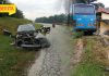 10 Cedera, Kemalangan Melibatkan Bas Pekerja Dengan Kereta