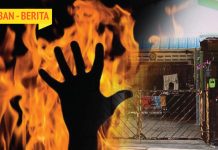 Bakar Diri Sendiri Selepas Isterinya Bertindak Minta Cerai