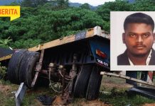 Pemandu Treler Serah Diri Selepas 23 Jam