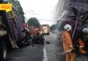 Pemandu Treler Maut Rempuh Treler Lain Di Lorong Kecemasan