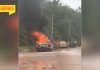 Sempat Keluar Kereta Sebelum Terbakar